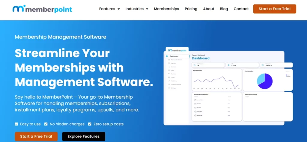 MemberPoint Best Management Software for Physical Therapy Practice
